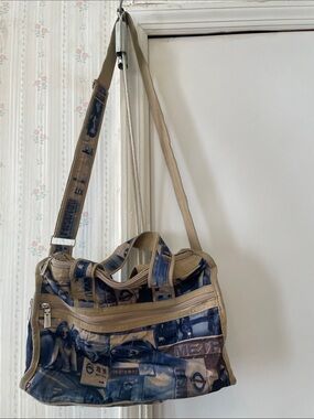 Retro print gorgeous bag - used 😊